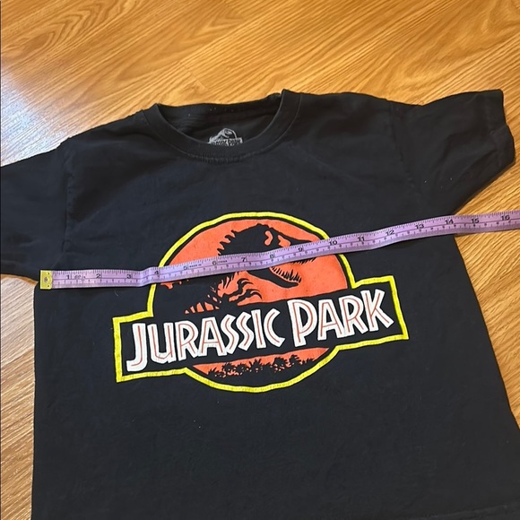 Jurassic Park Black Kids T-Shirt - Picture 3 of 4
